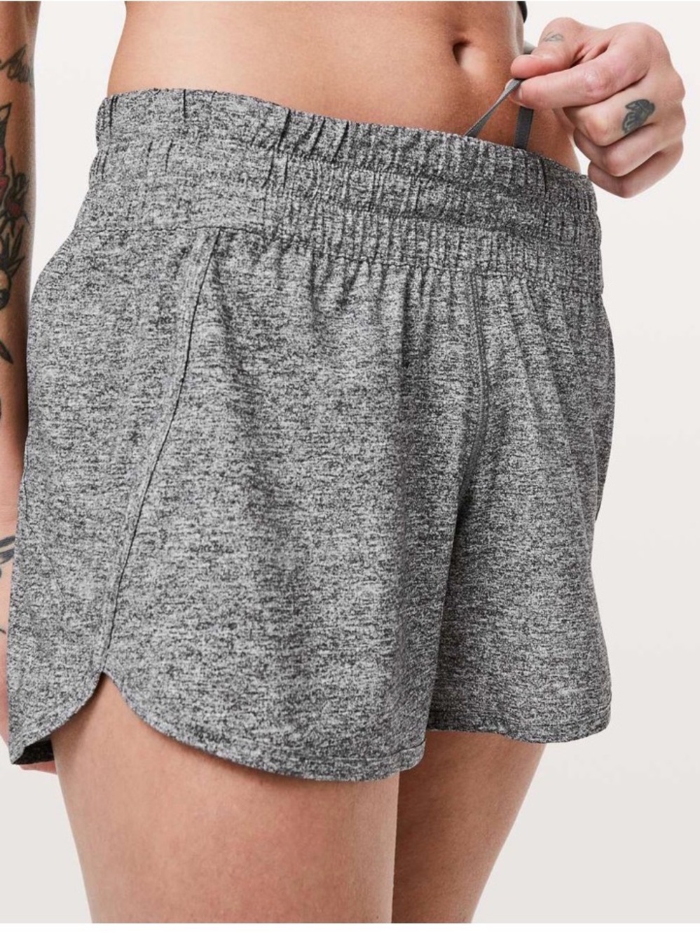 lululemon athletica Gray Heather Athletic Shorts